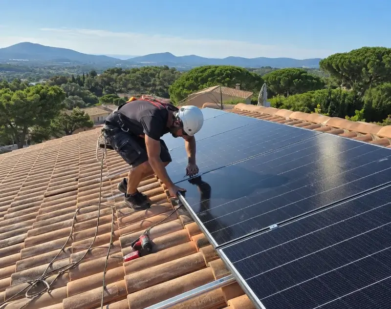 Installateur panneaux solaires Entzheim — pose photovoltaïque sur toiture