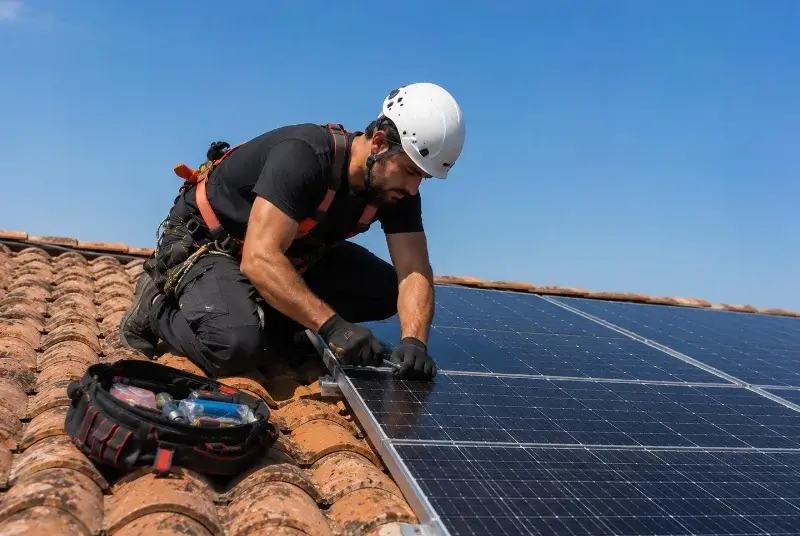 Maintenance et monitoring de panneaux solaires à Entzheim
